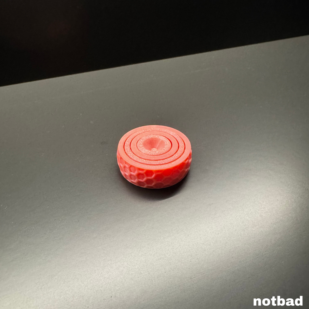 Confezione Not a Fidget Ring, design minimal ed elegante per un regalo perfetto. Colore rosa